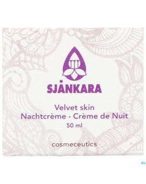 Sjankara verlvet skin creme nuit 50ml