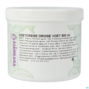 Sjankara creme pieds secs 500ml
