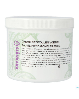 Sjankara creme pieds gonfles 500ml