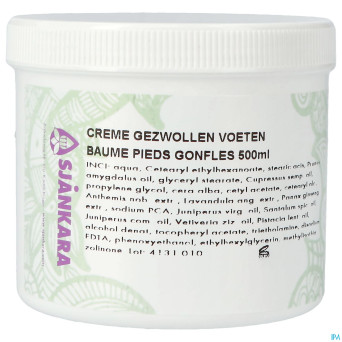 Sjankara creme pieds gonfles 500ml