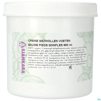 Sjankara creme pieds gonfles 950ml