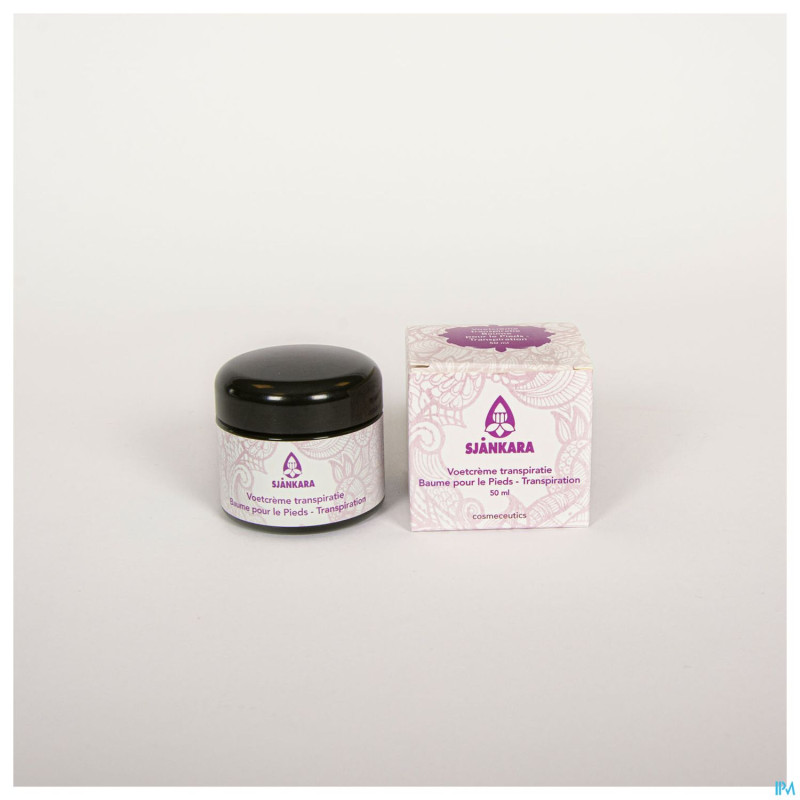 Sjankara creme pieds transpiration 50ml