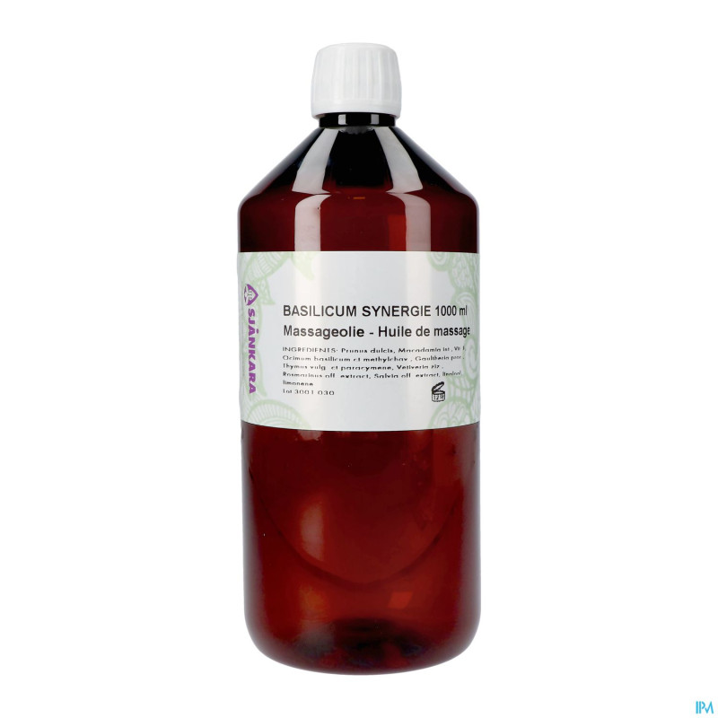 Sjankara basilic synergie huile massage 1000ml