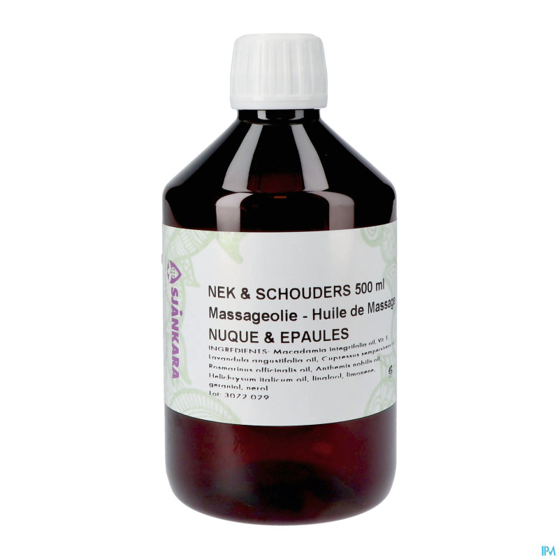 Sjankara nuque & epaules huile massage 500ml