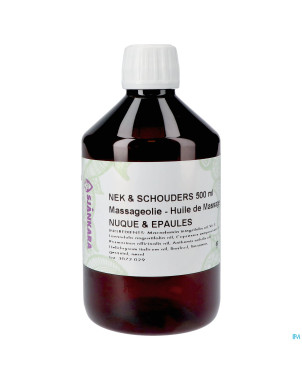 Sjankara nuque & epaules huile massage 500ml