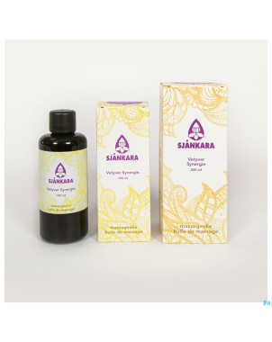 Sjankara vetyver synergie huile massage 100ml