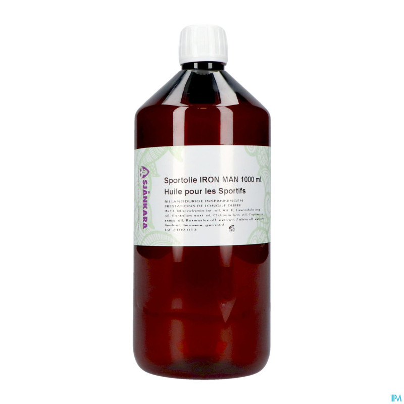 Sjankara iron man huile massage 1000ml