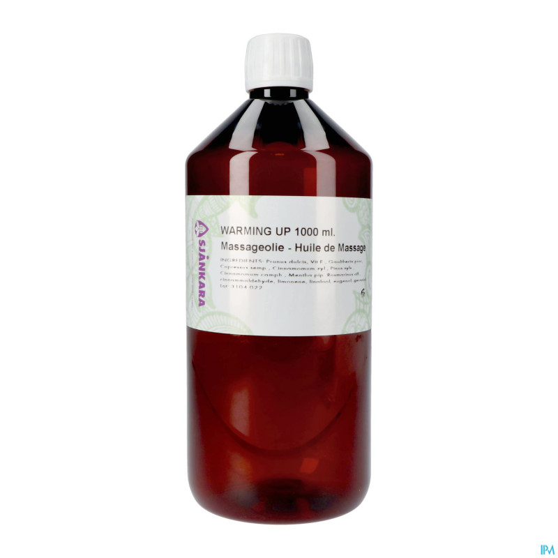 Sjankara warming up huile massage 1000ml