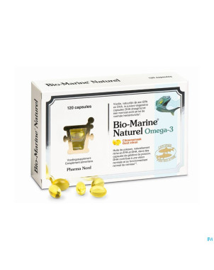 Bio-marine naturel citron    caps 120x500mg