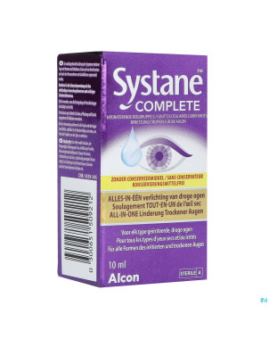 Systane complete sans conservateur    fl 10ml