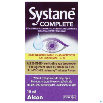 Systane complete sans conservateur    fl 10ml