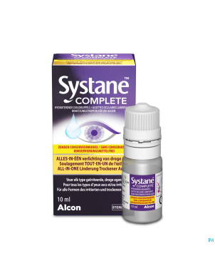 Systane complete sans conservateur    fl 10ml