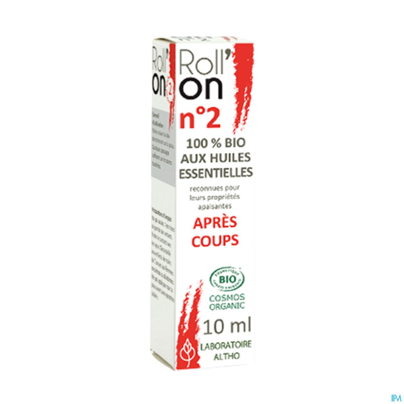 Altho roll on 2 huile ess. apres coups 10ml