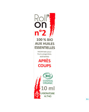 Altho roll on 2 huile ess. apres coups 10ml