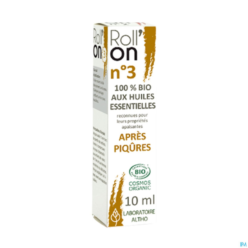 Altho roll on 3 huile ess. apres piqures 10ml