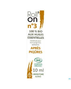 Altho roll on 3 huile ess. apres piqures 10ml