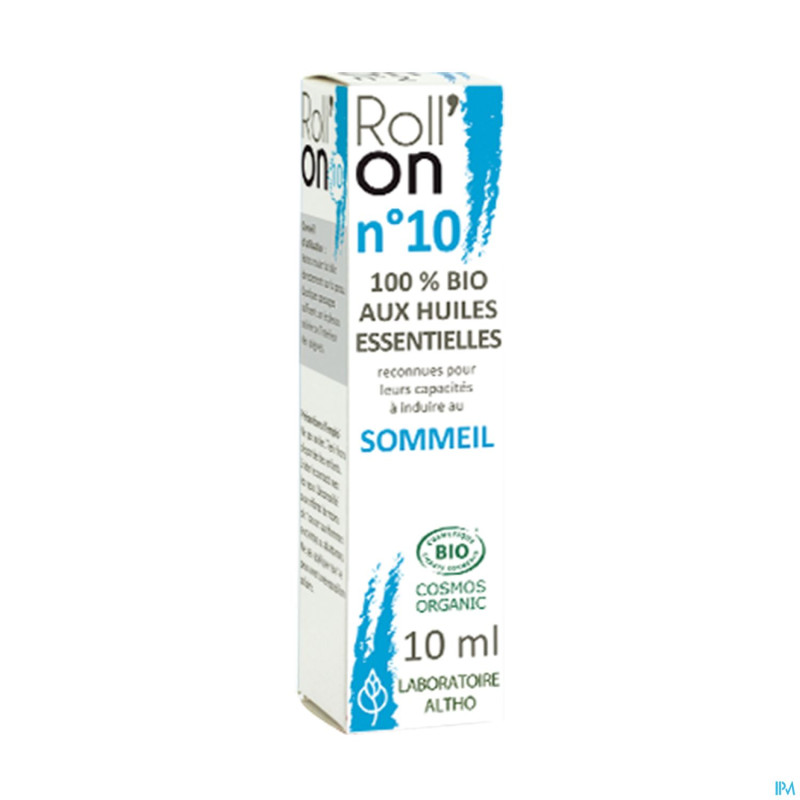 Altho roll on 10 huile ess. sommeil 10ml