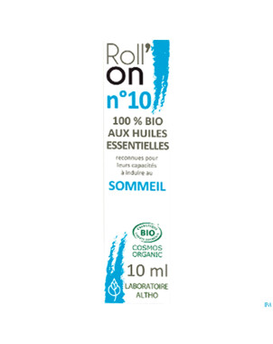 Altho roll on 10 huile ess. sommeil 10ml