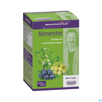 Mannavital memoryton    v-caps 60