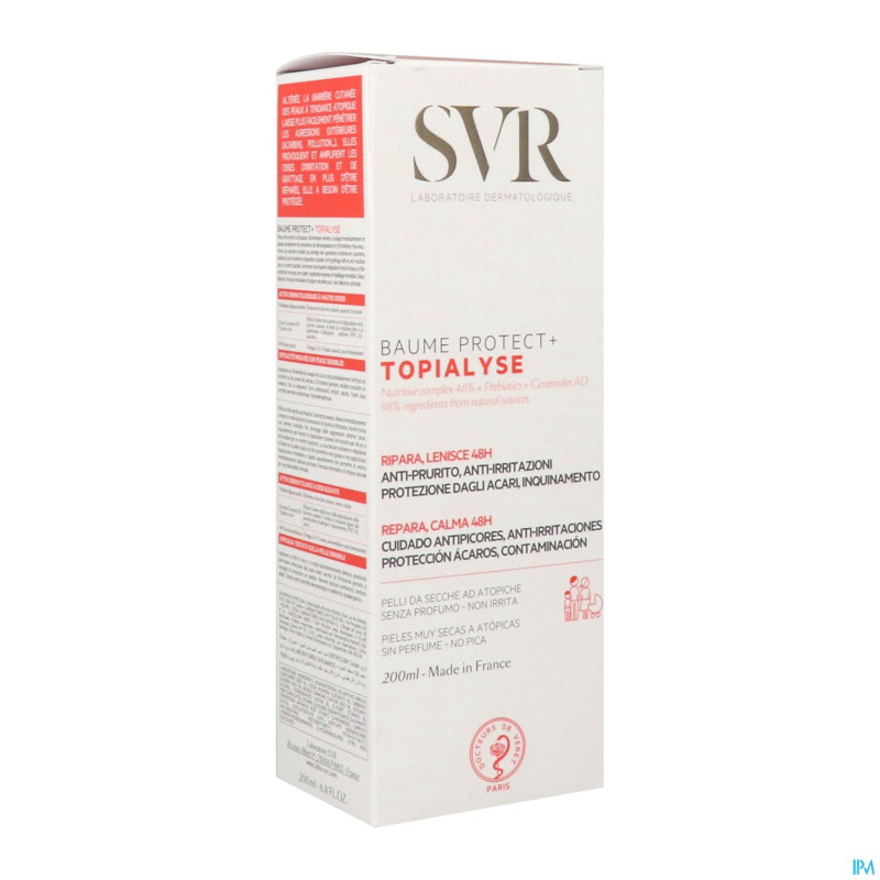 Svr topialyse baume protect+ 200ml
