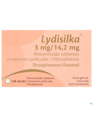 Lydisilka 3mg/14,2mg comp pell 168