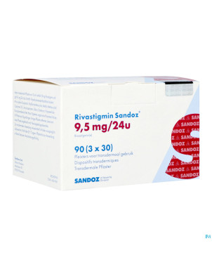 Rivastigmin sandoz  9,5mg/24h disp.transderm.  90