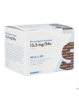 Rivastigmin sandoz 13,3mg/24h disp.transderm.  90