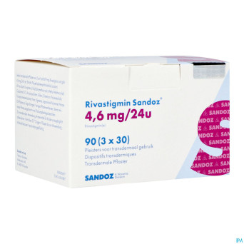 Rivastigmin sandoz  4,6mg/24h disp.transderm.  90
