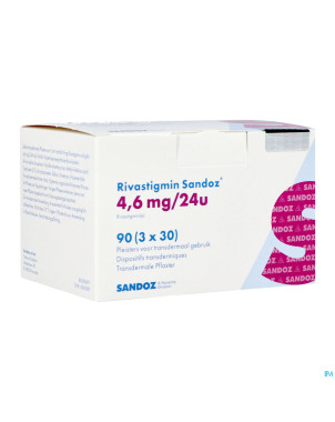 Rivastigmin sandoz  4,6mg/24h disp.transderm.  90