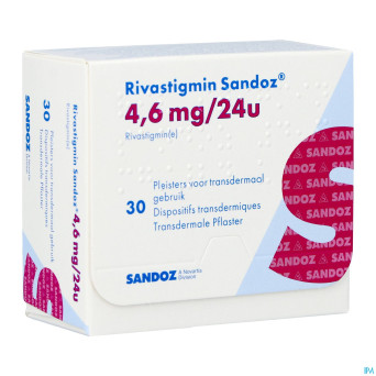 Rivastigmin sandoz  4,6mg/24h disp.transderm.  30