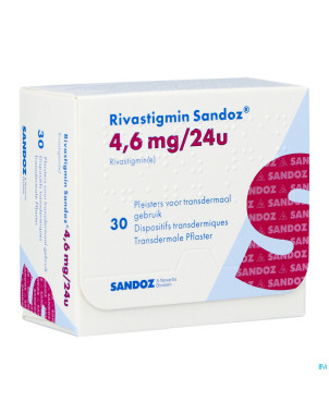 Rivastigmin sandoz  4,6mg/24h disp.transderm.  30
