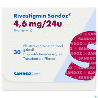 Rivastigmin sandoz  4,6mg/24h disp.transderm.  30