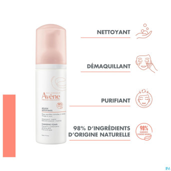 Avene essentiels mousse nettoyante    50ml