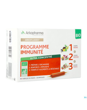 Arkofluides programme immunite    amp 30x10ml
