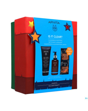 Apivita is it clear cleans.sooth.150ml 200ml 2x8ml