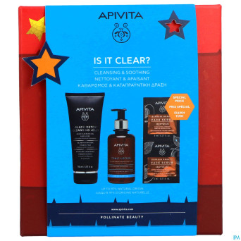 Apivita is it clear cleans.sooth.150ml 200ml 2x8ml
