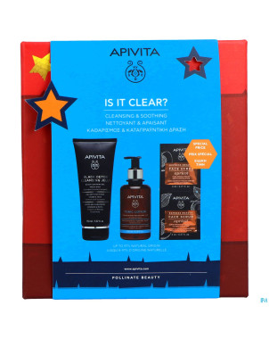 Apivita is it clear cleans.sooth.150ml 200ml 2x8ml