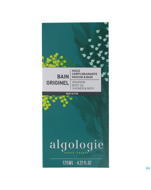 Algologie bain originel hle corps drainante  125ml