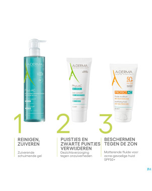 Aderma protect ac fluide matifiant spf50+    40ml