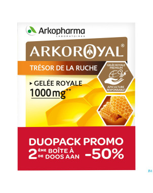 Arkoroyal gelee royale duopack    caps 2x30