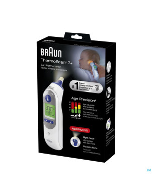 Braun thermoscan 7+ thermometre auriculaire