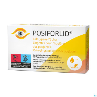 Posiforlid lingettes hygiene paupieres    20