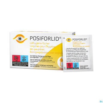 Posiforlid lingettes hygiene paupieres    20
