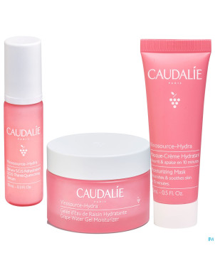 Caudalie coffret vinosource hydra gelee noel 3prod