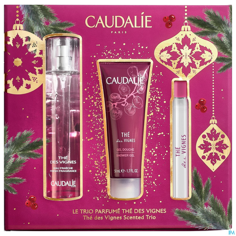 Caudalie coffret the vignes noel 50ml    3 prod.