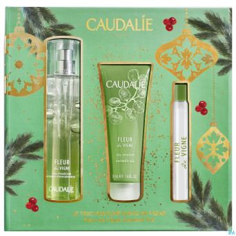 Caudalie coffret fleur vignes 50ml noel    3 prod.