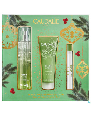 Caudalie coffret fleur vignes 50ml noel    3 prod.