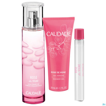 Caudalie coffret rose vignes 50ml noel    3 prod.