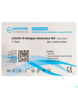 Newgene bioengin.kit a/gene test covid-19 1 o'life