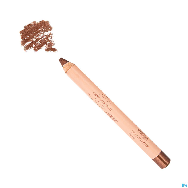 Cent pur cent volumiyeux eyepencil marron    3,5ml